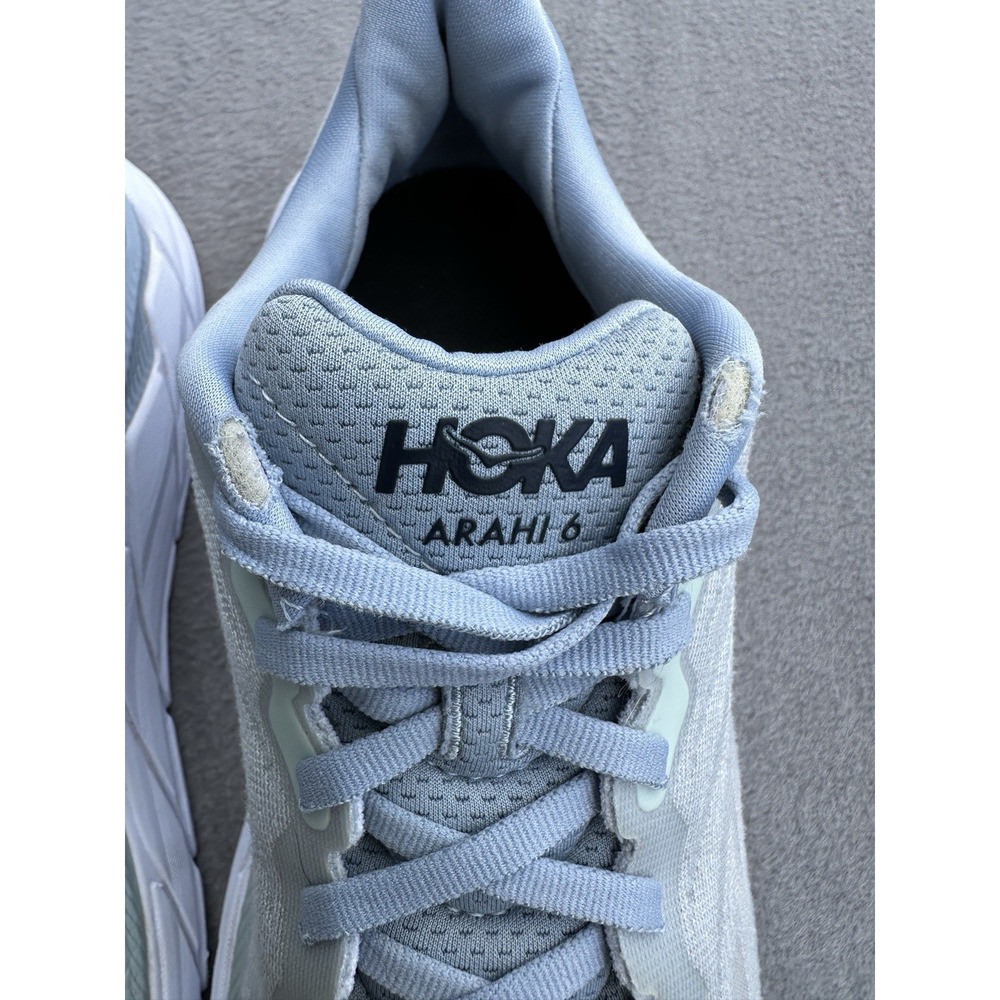 HOKA ONE ONE Arahi 6 Women's 8.5 W Gray Rose Gold Running Shoes J-Frame - Picture 4 of 13